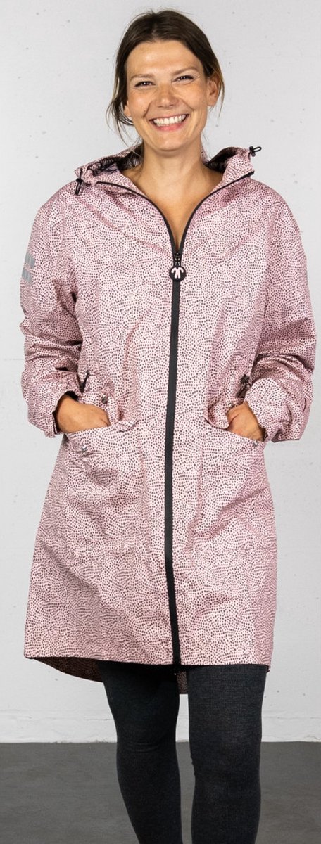Ducksday - regenjas voor dames halflang - waterdicht - June - Large — afbeelding 2
