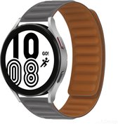 By Qubix - 22mm - Garmin Vivoactive 4 - Vivoactive 4L - Siliconen Loop bandje - Grijs - Garmin bandje