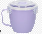 Mug micro-ondes avec couvercle ZODIAC - Violet - Plastique - 620 ml