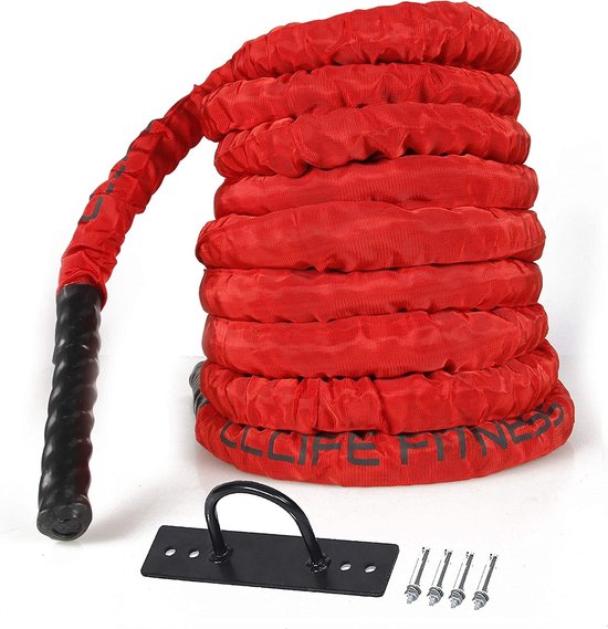 Battle Ropes Battle Rope 9m 12m 15m Ø38mm Fitness Sport Tau corde  d'entraînement corde