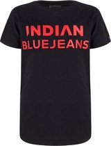 Indian Blue Jeans Jongens T-shirt - Zwart - Maat 116