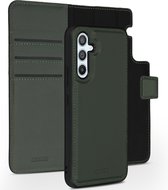 Accezz Hoesje Geschikt voor Samsung Galaxy A54 (5G) Hoesje Met Pasjeshouder - Accezz Premium Leather 2 in 1 Wallet Bookcase - Groen