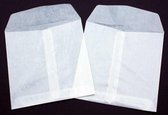 Pergamijn Envelopjes 14x14cm (100 stuks) | pergamijn zakjes | glassine zakjes
