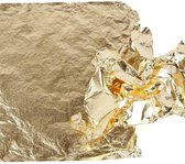 Imitatie bladmetaal, 16x16 cm, goud, 25 vel/ 1 doos, 0,625 m2