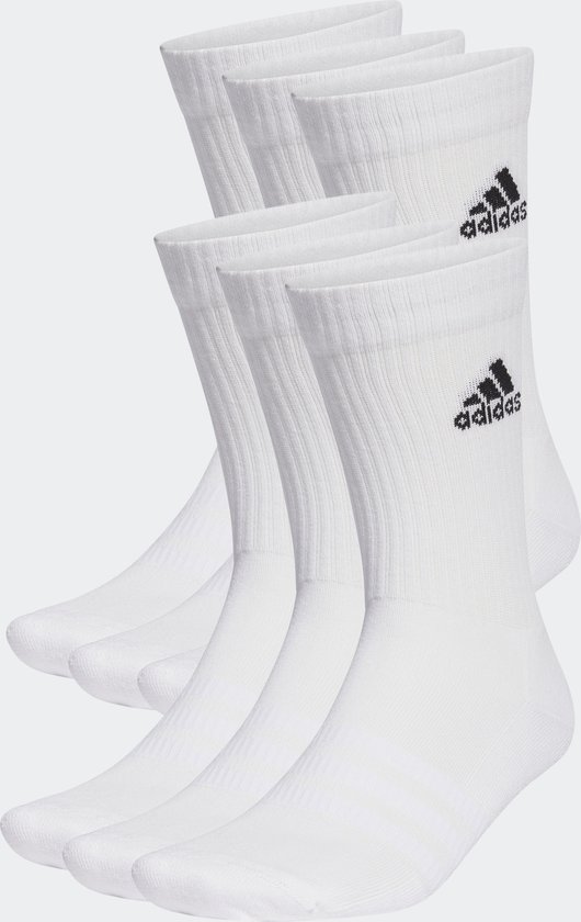 adidas Sportswear Chaussettes matelassées Sportswear (6 paires) - Unisex - Blanc - 22-24
