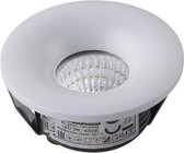 LED Veranda Spot Verlichting - Inbouw Rond 3W - Natuurlijk Wit 4200K - Mat Wit Aluminium - Ø48.5mm