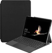 Case2go - Tablet Hoes geschikt voor Microsoft Surface Go - Tri-Fold Book Case - Zwart