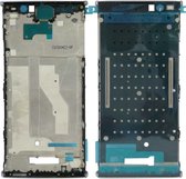 Frontbehuizing LCD Frame Bezel voor Sony Xperia XA2 Plus (zilver)