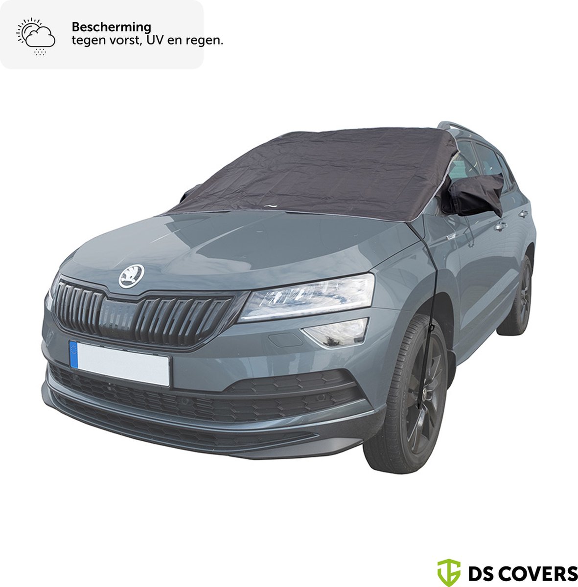 BLIZZ autovoorruithoes van DS COVERS – Outdoor – Waterdicht – UV bescherming – 300D Oxford – Universeel; past op alle autovoorruiten
