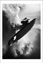 Surf Therapy (29,7x42cm) - Wallified - Tropisch - Poster - Print - Wall-Art - Woondecoratie - Kunst - Posters