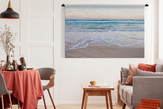 Tapisserie - Tissu mural - Plage - Mer - Pastel - 180x120 cm - Tapisserie