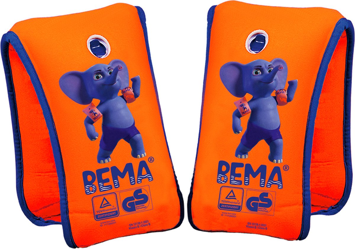 BEMA Zwembandjes neopreen oranje