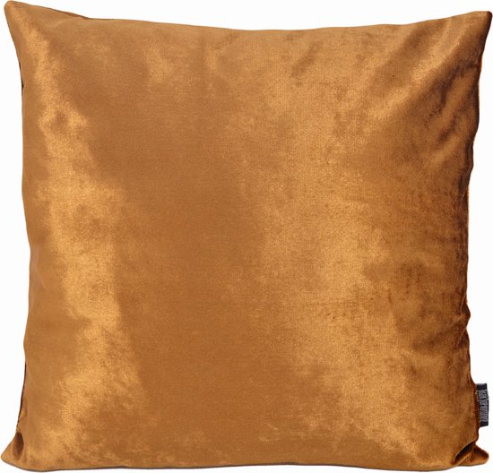 Sierkussen Velvet Shine Brons | 45 x 45 cm | Velvet/Polyester