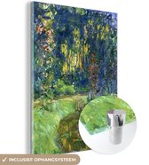 MuchoWow® Peinture sur verre 30x40 cm - Peinture sur verre acrylique - Le bassin aux nénuphars - Peinture de Claude Monet - Photo sur verre - Peintures