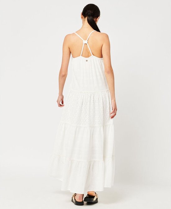 Superdry Vintage Lace Cami Maxi Dress Wit M Femme