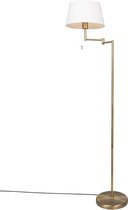 QAZQA ladas - Landelijke Vloerlamp | Staande Lamp - 1 lichts - H 1535 mm - Brons - Woonkamer | Slaapkamer