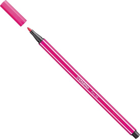 STABILO Pen 68 - Premium Viltstift - Roze Rood - per stuk