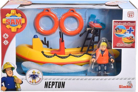 Thumbnail van een extra afbeelding van het spel Simba Sam Neptune, Boat incl. Figurine