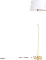 QAZQA parte fl - Moderne Vloerlamp | Staande Lamp - 1 lichts - H 1720 mm - Goud/messing -  Woonkamer | Slaapkamer | Keuken