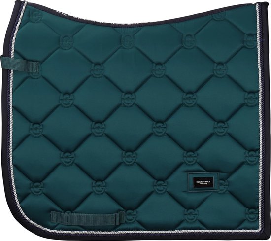 Equestrian Stockholm Saddle Pad Emerald Size Full Dressage Bol Com   550x489 