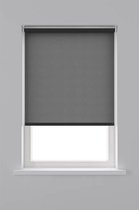 Decosol Rolgordijn Lichtdoorlatend - Zwart - Maat: 90 x 190 cm
