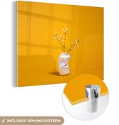 MuchoWow® Glasschilderij 80x60 cm - Schilderij acrylglas - Hergebruik blik - Foto op glas - Schilderijen