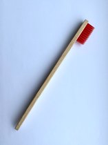 Bamboe tandenborstel Rood - Gratis verzending - Tandenborstels - Bamboo - Duurzaam en milieuvriendelijk - Perfect voor dagelijks gebruik