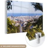 MuchoWow® Peinture sur Verre - Parc - Barcelona - Espagne - 150x100 cm - Peintures sur Verre Acrylique - Photo sur Glas