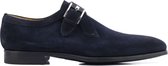 Magnanni Mannen Suède Gespschoenen / Herenschoenen / Instapper 16618 - Blauw - Maat  42