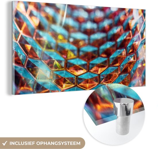 Glasschilderij - Glazen honinggraat - Acrylaat Schilderijen - Foto op Glas