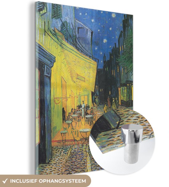 Vincent van Gogh's Café Terrace at Night, inclusief ophangsysteem.