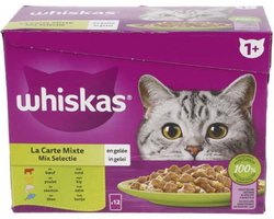 2x WHISKAS mix gelei 1+ pouch 12x85g