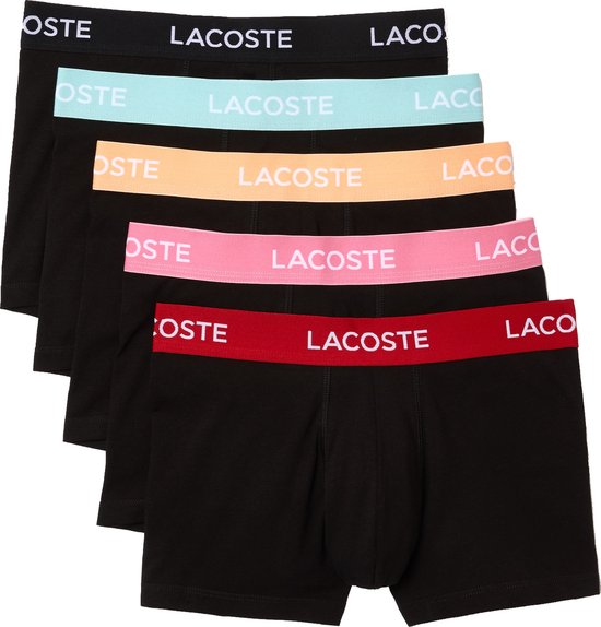 Lacoste Casual Boxers Homme Multipack Zwart 5-Pack 5H5203 - Taille XXL