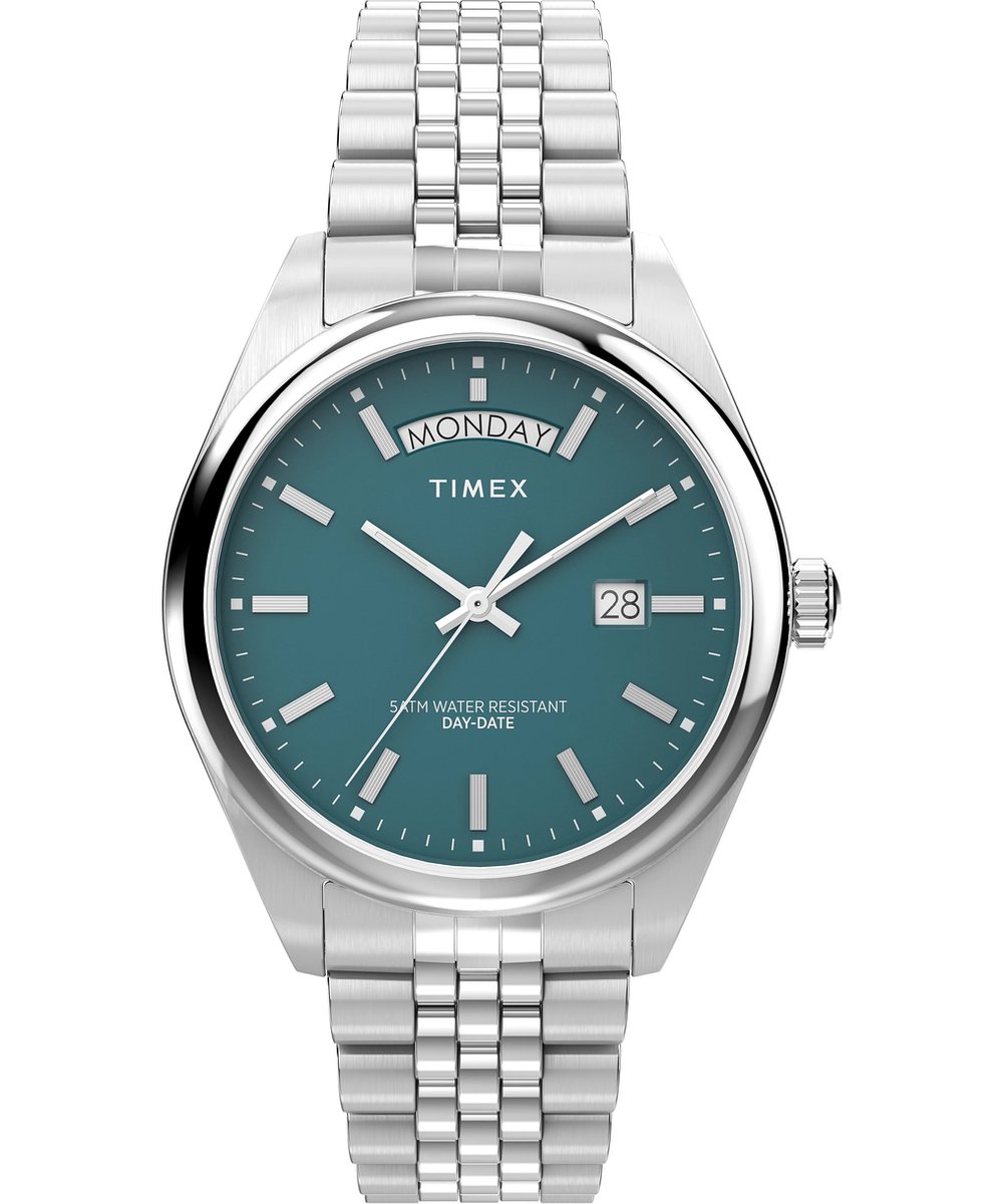 Timex Legacy TW2V68000 Horloge - Staal - Zilverkleurig - Ø 41 mm