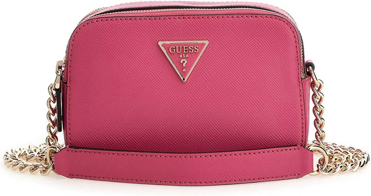 GUESS Noelle Sac bandouli re pour femmes Faux cuir Rose bol