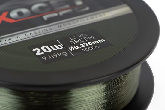 Fox Carp Exocet Pro Mono - 1000m 0.35mm Low Vis Green van Merkloos — afbeelding 4