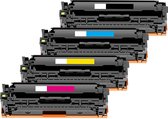 Set de 4 Cartouches de toner adaptées pour HP Color Laserjet Pro M254, MFP M280NW, MFP M281 (203A/203X)