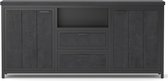 Dressoir met 2 deuren en 2 lade 180x40x85 cm mangohout en metaal