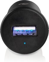 Nedis Autolader | 1x 2.4 A | Outputs: 1 | Poorttype: USB-A | USB-C™ (Los) Kabel | 1.00 m | 12 W | Enkele voltage selectie
