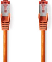 Nedis CAT6-kabel | RJ45 Male | RJ45 Male | S/FTP | 15.0 m | Rond | LSZH | Oranje | Polybag
