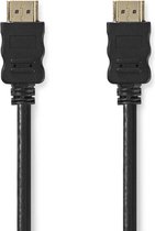 High Speed ​​HDMI™-Kabel met Ethernet | HDMI™ Connector | HDMI™ Connector | 4K@30Hz | 10.2 Gbps | 7.50 m | Rond | PVC | Zwart | Label