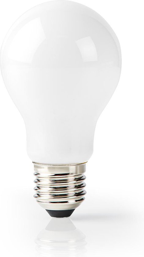 Nedis SmartLife LED Filamentlamp - Wi-Fi - E27 - 500 lm - 5 W - Warm Wit - 2700 K - Glas - Android / IOS - A60 - 1 Stuks