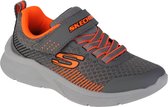 Skechers Microspec-Gorza 97535L-GYOR, voor een jongen, Grijs, Sneakers,Sportschoenen, maat: 27,5