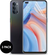 iMoshion Screenprotector Geschikt voor Oppo Reno4 5G - iMoshion Screenprotector Folie 3 pack