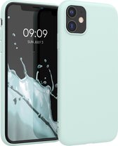 kwmobile telefoonhoesje geschikt voor Apple iPhone 11 - Hoesje voor smartphone - Back cover in cool mint