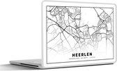 Laptop sticker - 13.3 inch - Stadskaart - Heerlen - Nederland - 31x22,5cm - Laptopstickers - Laptop skin - Cover