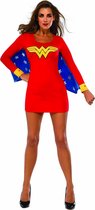 Rubies - Wonderwoman Kostuum - Sexy Wonderbaarlijke Wonder Woman - Vrouw - blauw,rood - Maat 42-44 - Carnavalskleding - Verkleedkleding