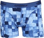 Garage Boxershort Hawaii Vierkant Blauw - maat S