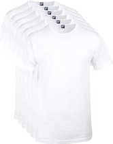 Alan Red Aanbieding Derby O-Hals T-shirts Wit (6Pack) - maat XXL