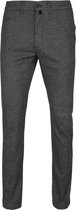 Pierre Cardin Voyage Broek Ruit Antraciet - maat W 33 - L 32